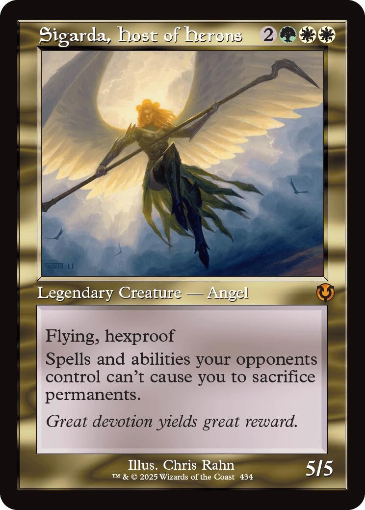 Image for Sigarda, Host of Herons (Retro Frame) (434) (INR) - Magic: The Gathering