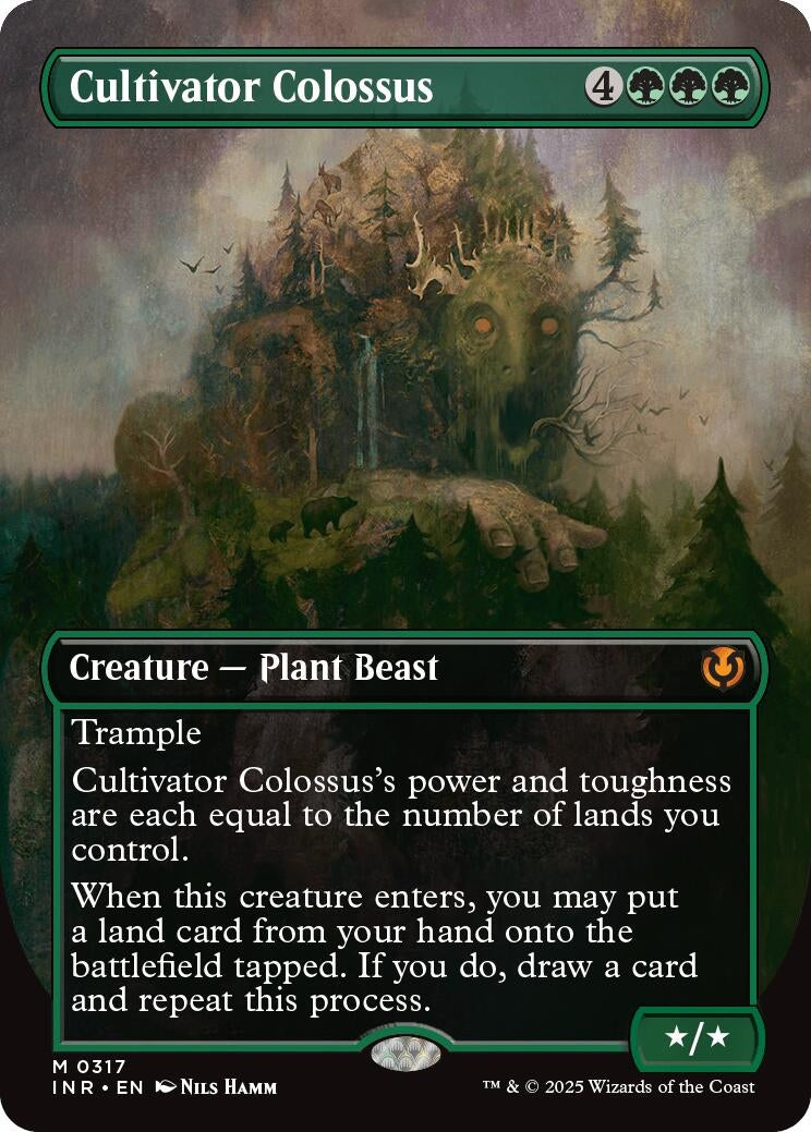 Image for Cultivator Colossus (Borderless) (317) (INR) - Magic: The Gathering