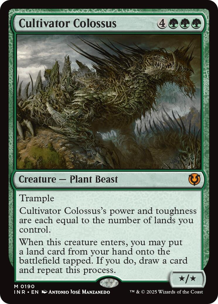 Image for Cultivator Colossus (190) (INR) - Magic: The Gathering