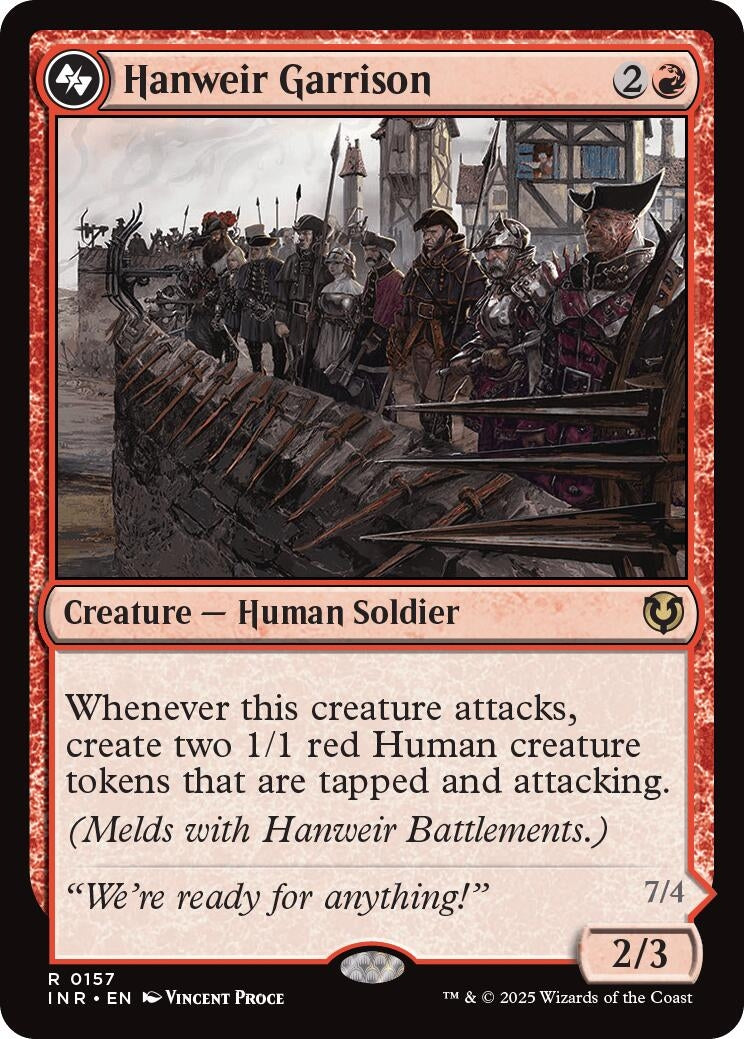 Image for Hanweir Garrison (157) (INR) - Magic: The Gathering
