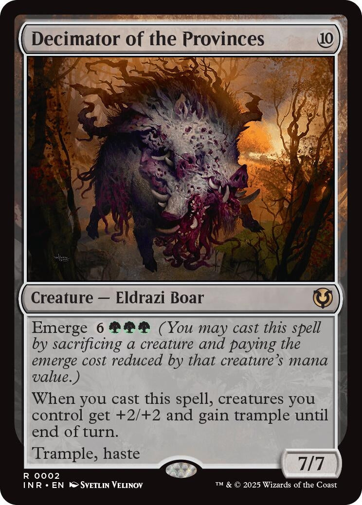 Image for Decimator of the Provinces (2) (INR) - Magic: The Gathering