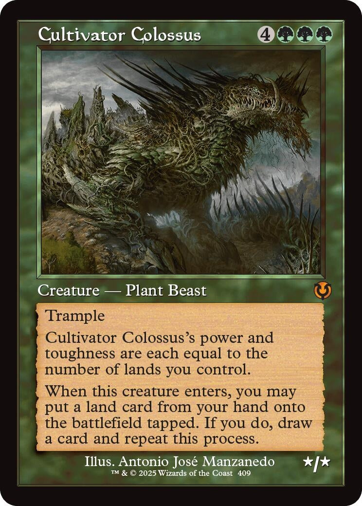 Image for Cultivator Colossus (Retro Frame) (409) (INR) - Magic: The Gathering