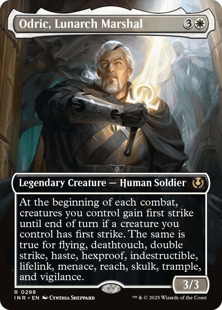Image for Odric, Lunarch Marshal (Borderless) (298) (INR) - Magic: The Gathering