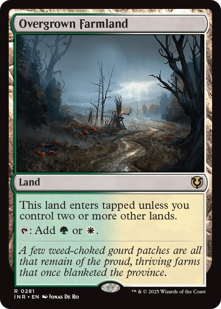 Image for Overgrown Farmland (281) (INR) - Magic: The Gathering
