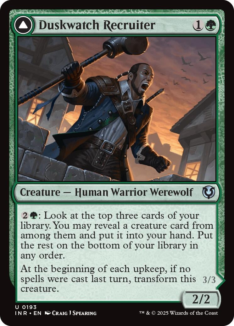 Image for Duskwatch Recruiter (193) (INR) - Magic: The Gathering
