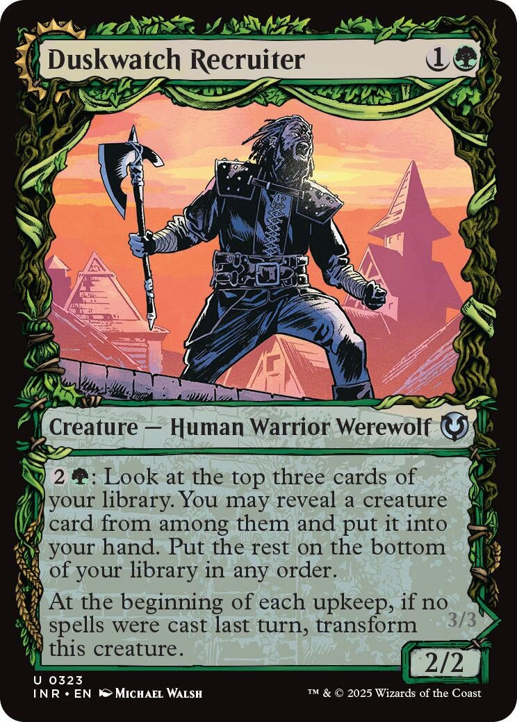 Image for Duskwatch Recruiter (Showcase) (323) (INR) - Magic: The Gathering