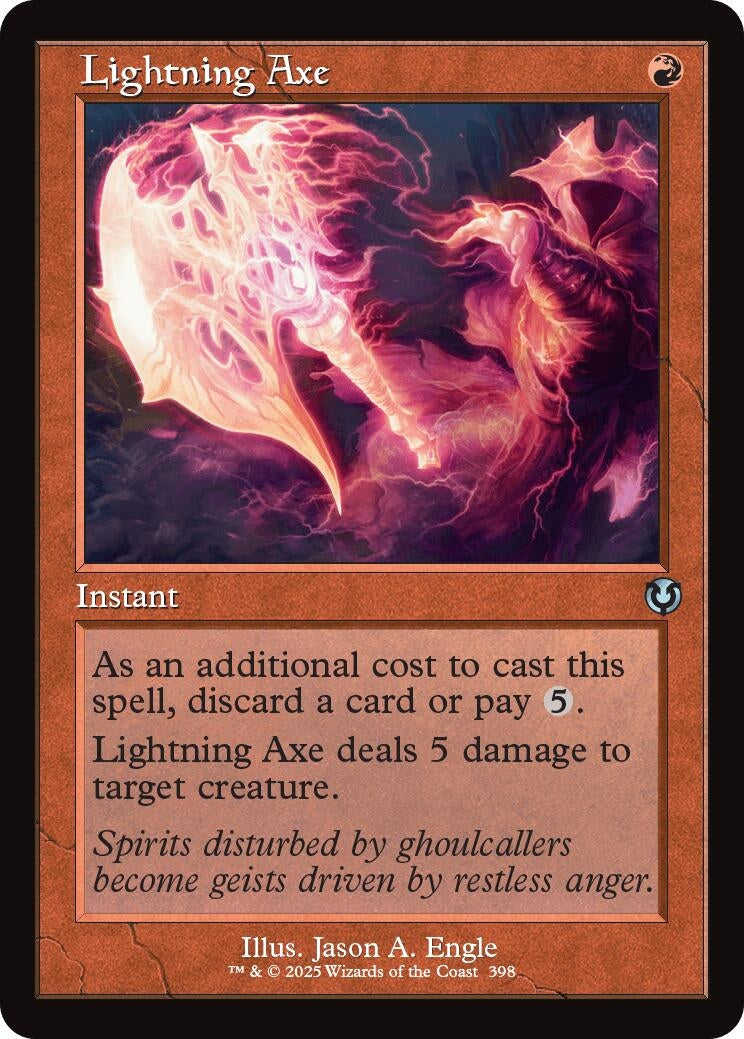 Image for Lightning Axe (Retro Frame) (398) (INR) - Magic: The Gathering