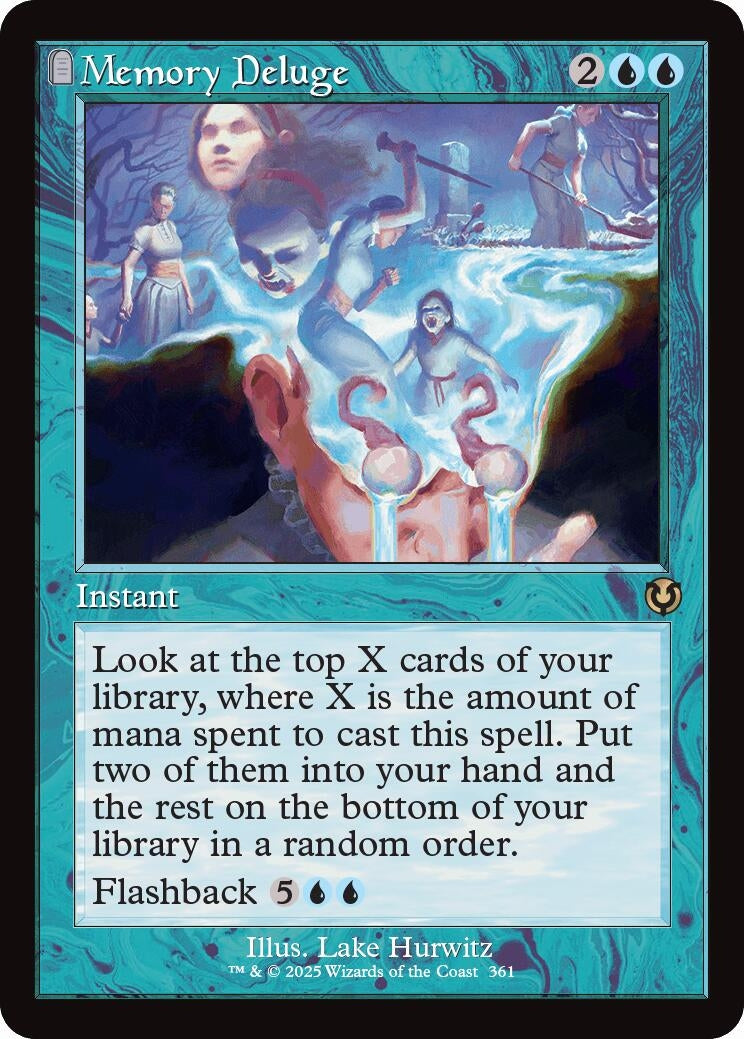 Image for Memory Deluge (Retro Frame) (361) (INR) - Magic: The Gathering