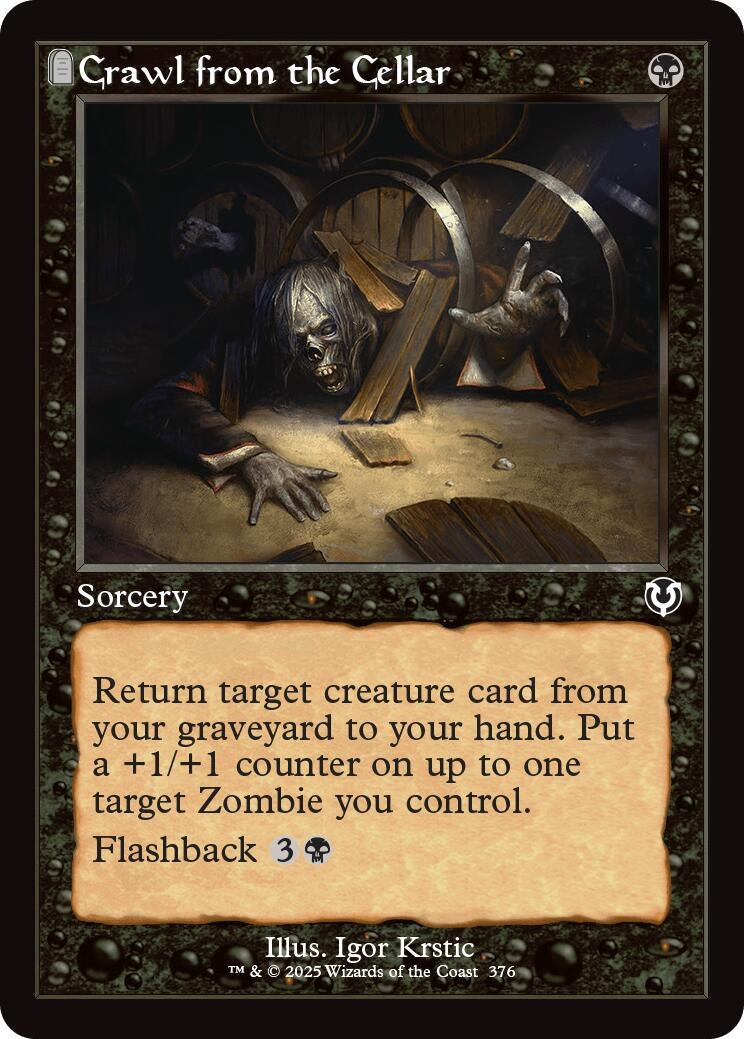 Image for Crawl from the Cellar (Retro Frame) (376) (INR) - Magic: The Gathering
