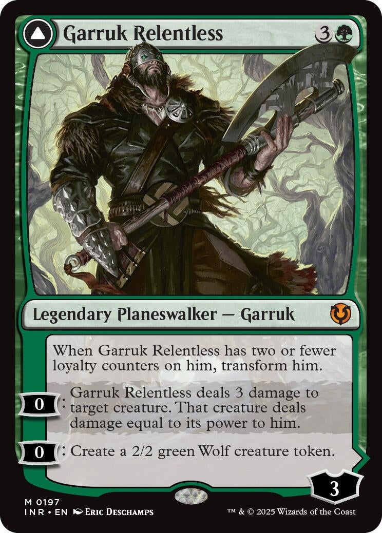 Image for Garruk Relentless (197) (INR) - Magic: The Gathering