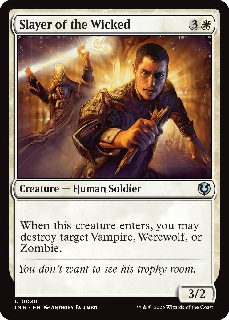 Image for Slayer of the Wicked (39) (INR) - Magic: The Gathering