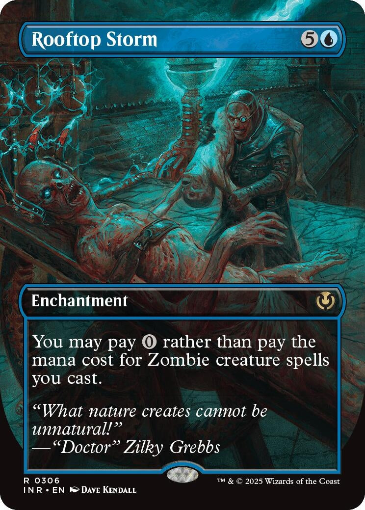 Image for Rooftop Storm (Borderless) (306) (INR) - Magic: The Gathering