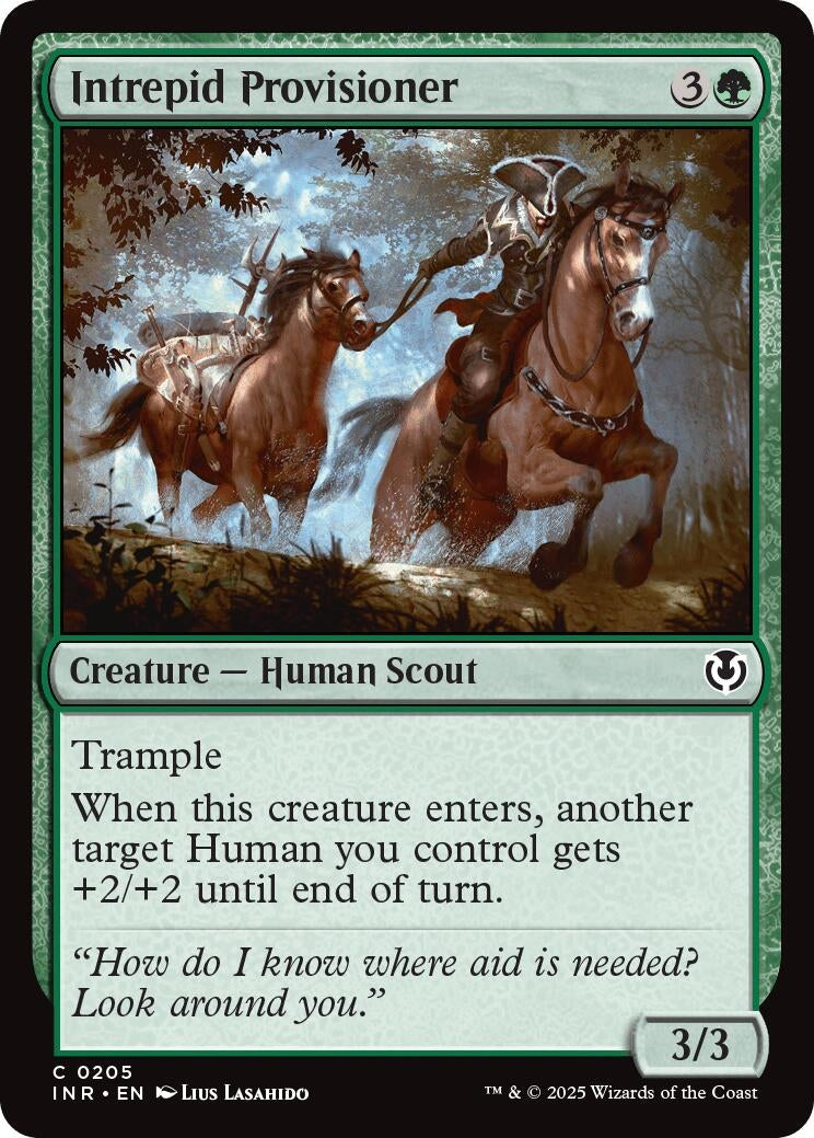 Image for Intrepid Provisioner (205) (INR) - Magic: The Gathering
