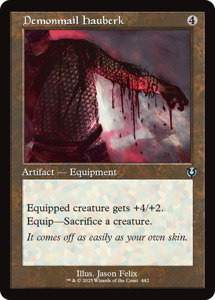 Image for Demonmail Hauberk (Retro Frame) (442) (INR) - Magic: The Gathering