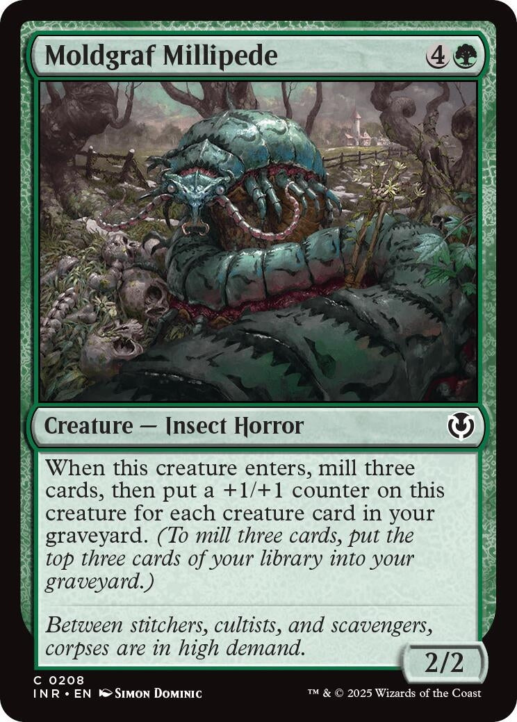 Image for Moldgraf Millipede (208) (INR) - Magic: The Gathering