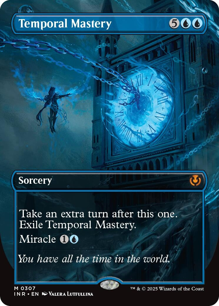 Image for Temporal Mastery (Borderless) (307) (INR) - Magic: The Gathering