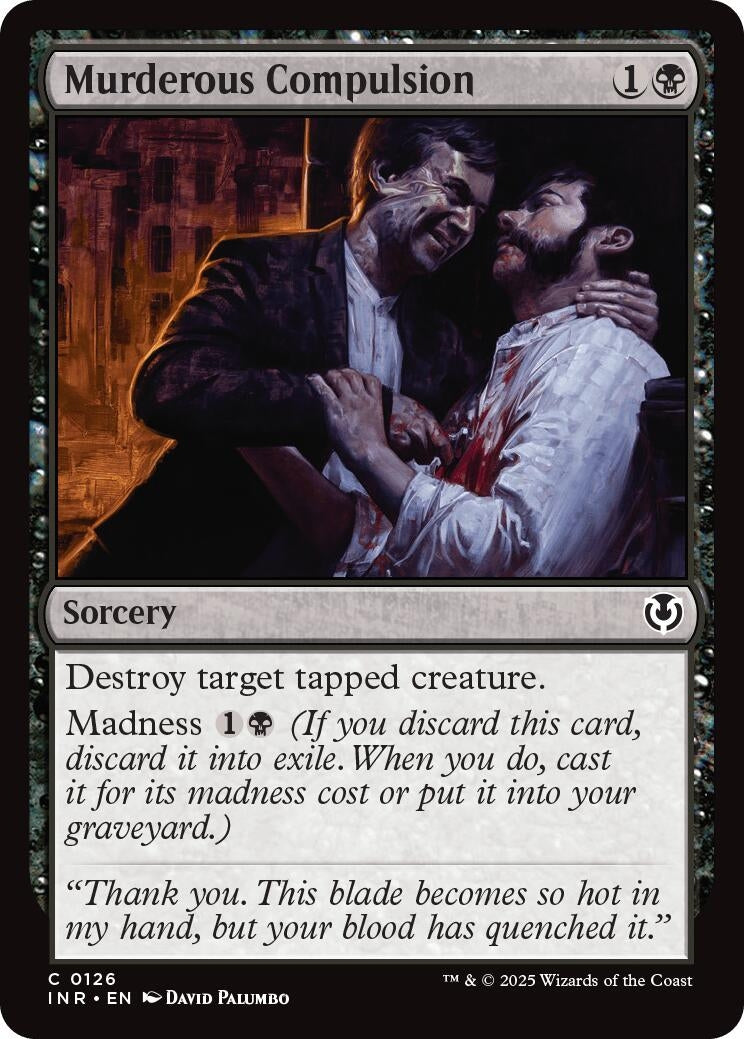 Image for Murderous Compulsion (126) (INR) - Magic: The Gathering