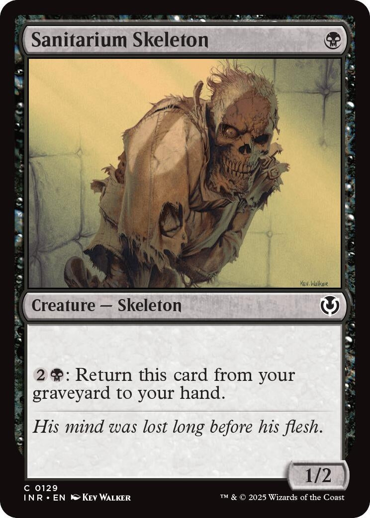 Image for Sanitarium Skeleton (129) (INR) - Magic: The Gathering