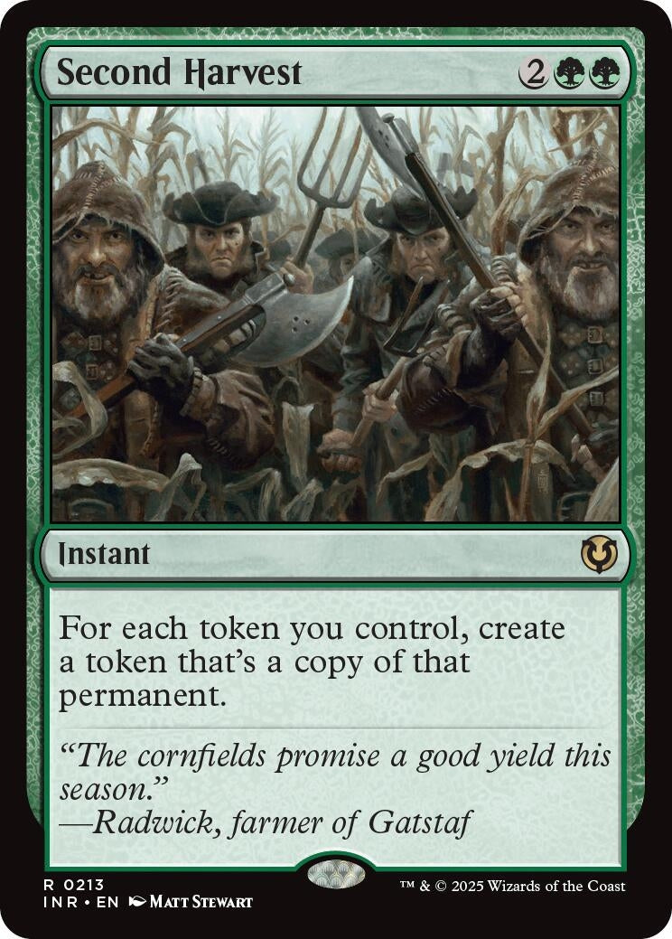 Image for Second Harvest (213) (INR) - Magic: The Gathering