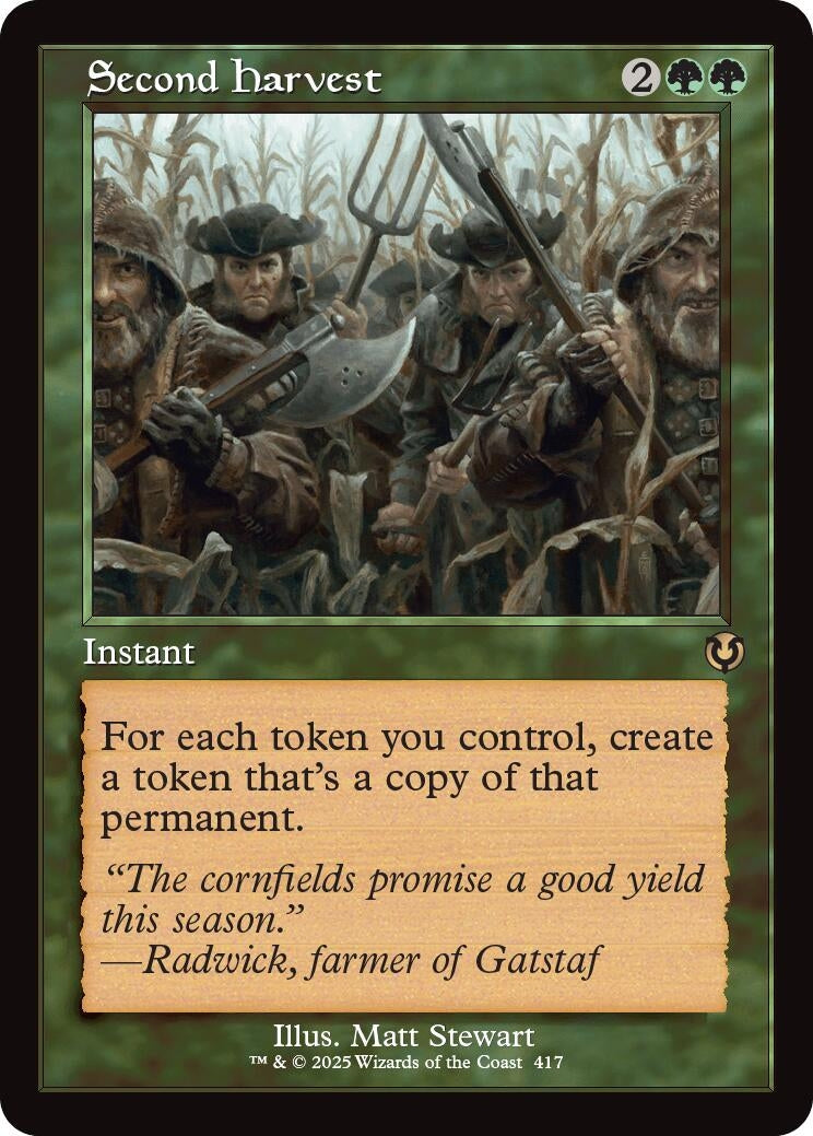 Image for Second Harvest (Retro Frame) (417) (INR) - Magic: The Gathering