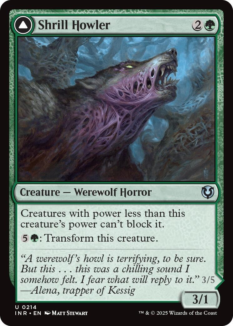 Image for Shrill Howler (214) (INR) - Magic: The Gathering