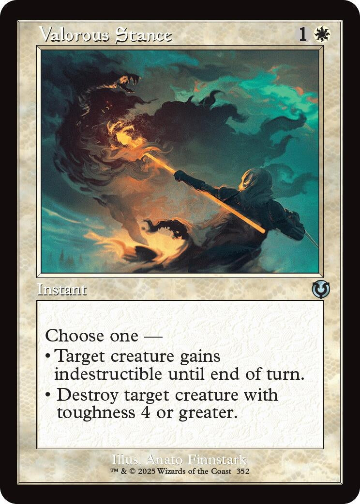 Image for Valorous Stance (Retro Frame) (352) (INR) - Magic: The Gathering