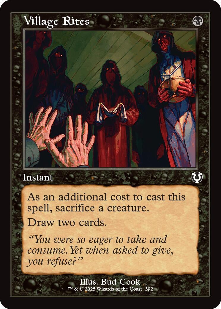 Image for Village Rites (Retro Frame) (392) (INR) - Magic: The Gathering