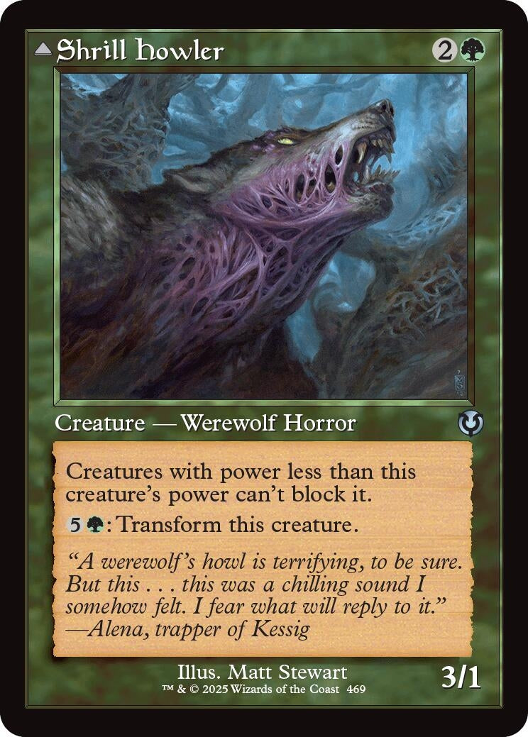 Image for Shrill Howler (Retro Frame) (469) (INR) - Magic: The Gathering
