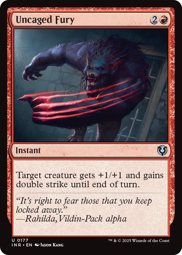 Image for Uncaged Fury (177) (INR) - Magic: The Gathering