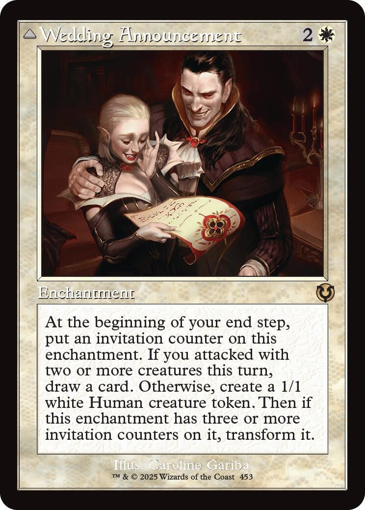 Image for Wedding Announcement (Retro Frame) (453) (INR) - Magic: The Gathering