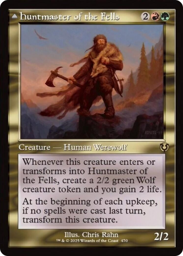 Image for Huntmaster of the Fells (Retro Frame) (470) (INR) - Magic: The Gathering