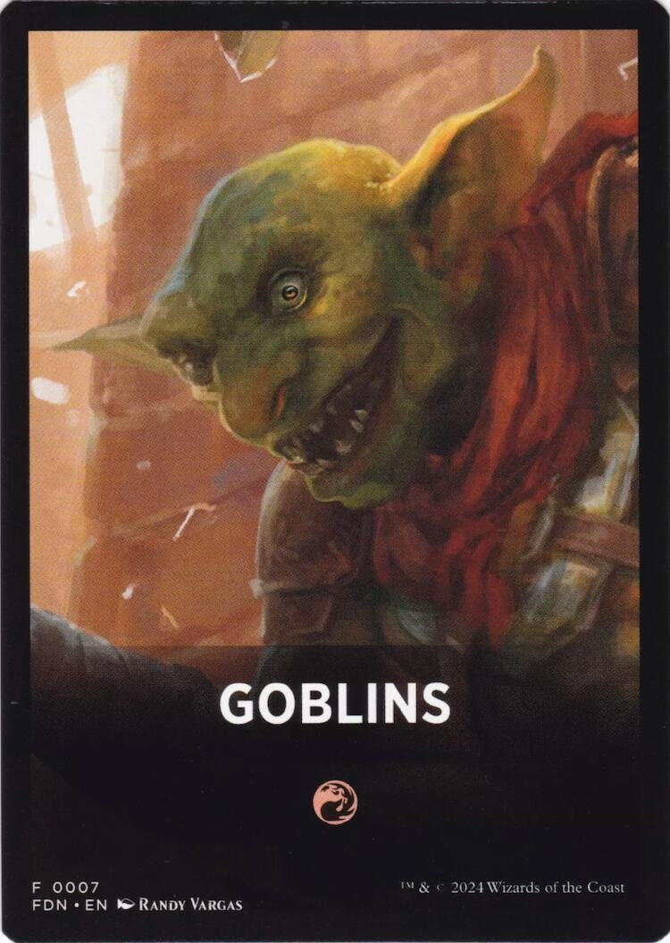 Image for Goblins Theme Card (7) (FDN) - Magic: The Gathering