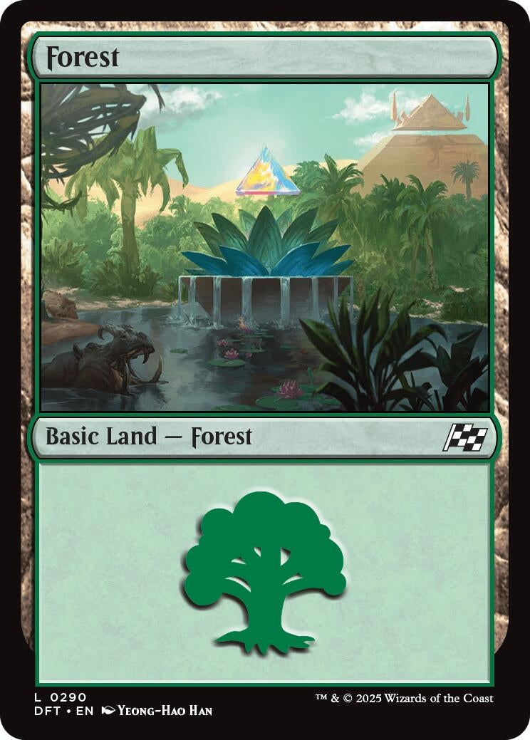 Image for Forest (0290) (290) (DFT) - Magic: The Gathering