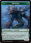 Image for Treefolk // Emblem - Wrenn and Seven Double-Sided Token (17 // 27) (INR) - Magic: The Gathering