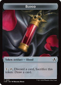 Image for Blood // Clue Double-Sided Token (21 // 22) (INR) - Magic: The Gathering