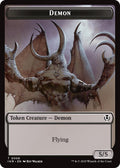 Image for Demon // Human Cleric Double-Sided Token (6 // 19) (INR) - Magic: The Gathering