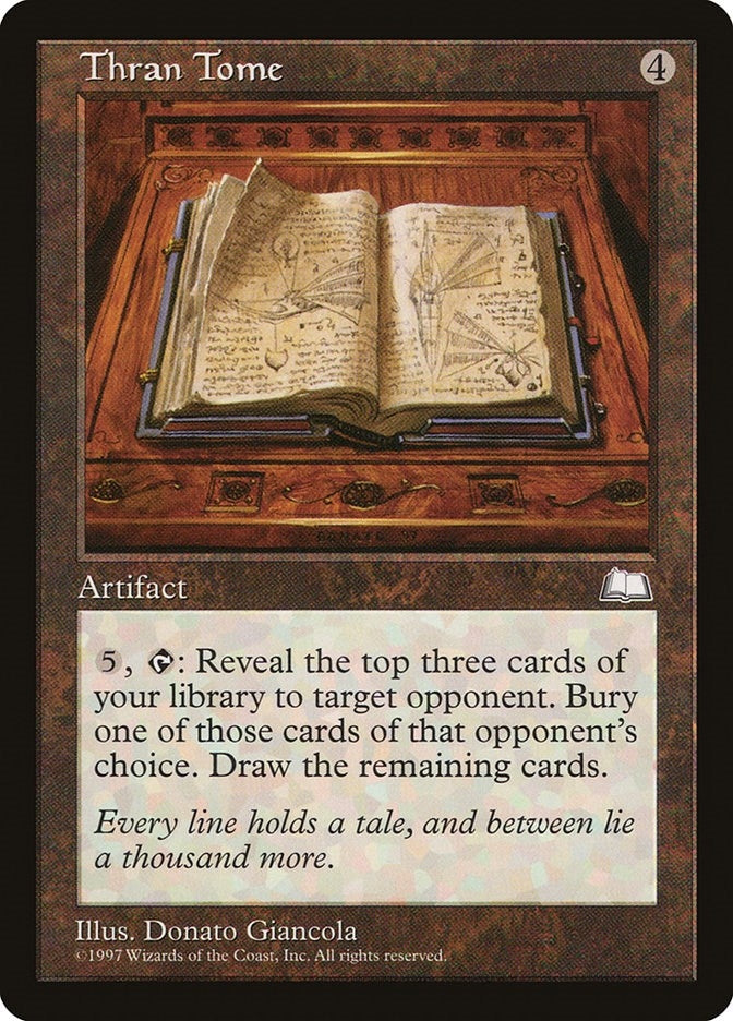 Image for Thran Tome (WTH) - Magic: The Gathering