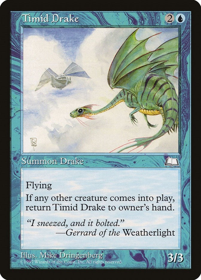 Image for Timid Drake (WTH) - Magic: The Gathering