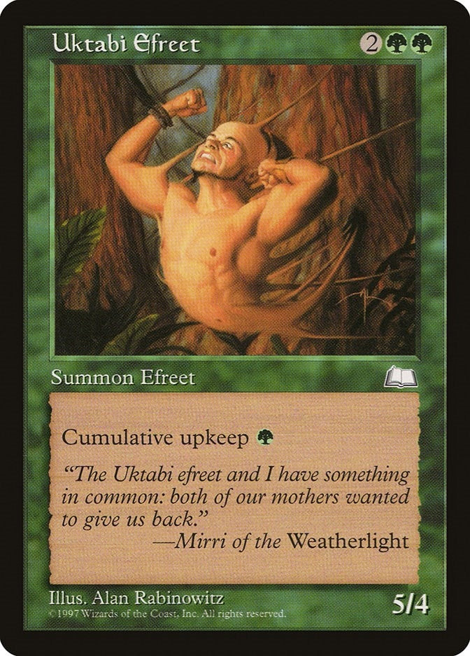 Image for Uktabi Efreet (WTH) - Magic: The Gathering