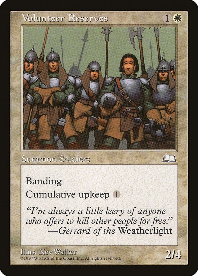 Image for Volunteer Reserves (WTH) - Magic: The Gathering