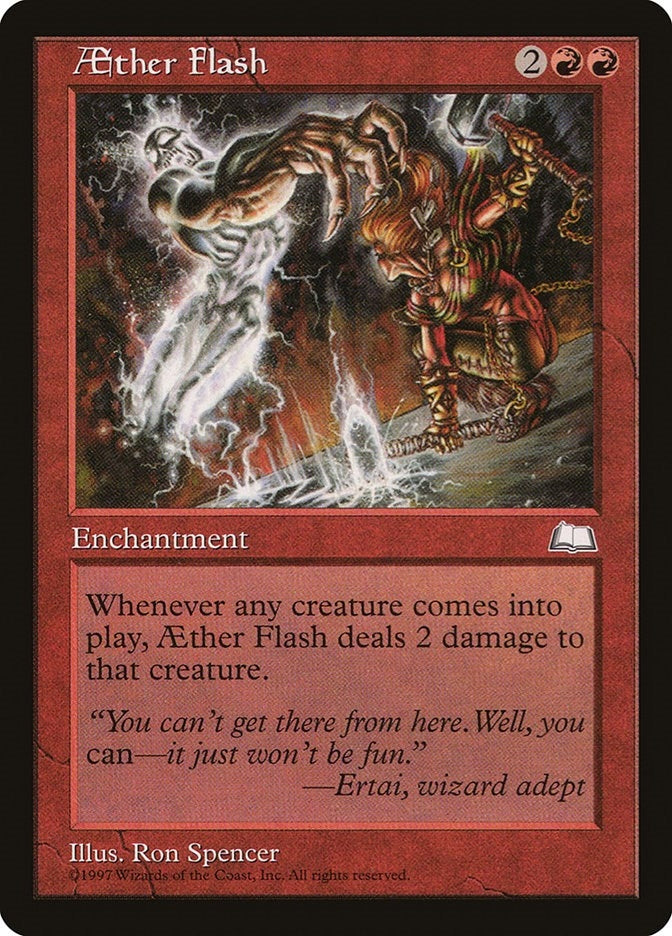 Image for Aether Flash (WTH) - Magic: The Gathering