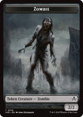 Image for Zombie (0010) // Blood Double-Sided Token (10 // 21) (INR) - Magic: The Gathering
