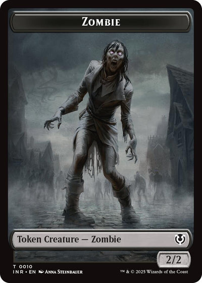 Zombie (0010) // Blood Double-Sided Token (10 // 21) (INR)