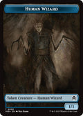 Image for Human Wizard // Emblem - Jace, Unraveler of Secrets Double-Sided Token (5 // 25) (INR) - Magic: The Gathering