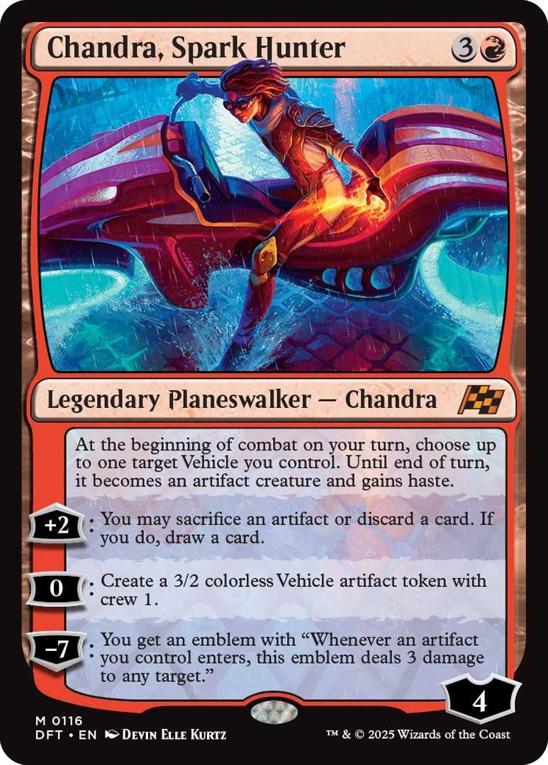 Image for Chandra, Spark Hunter (116) (DFT) - Magic: The Gathering