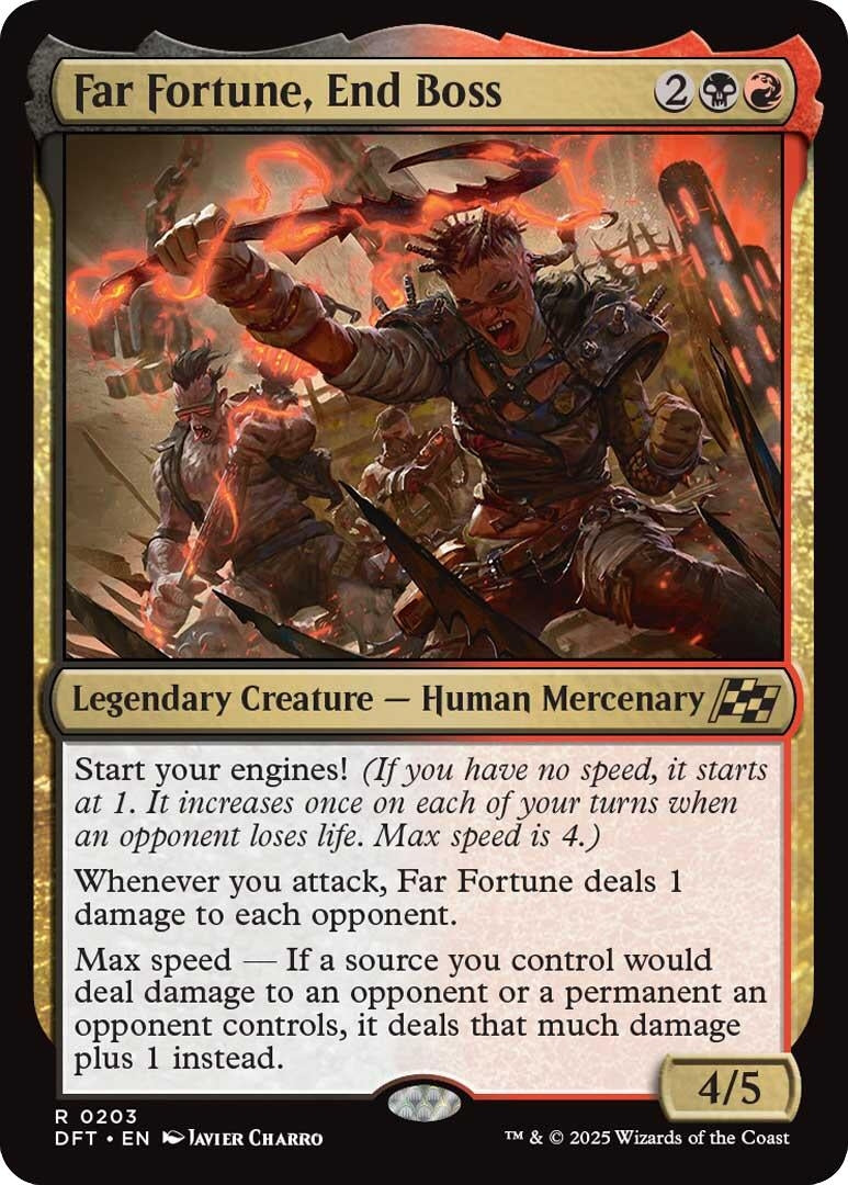 Image for Far Fortune, End Boss (203) (DFT) - Magic: The Gathering