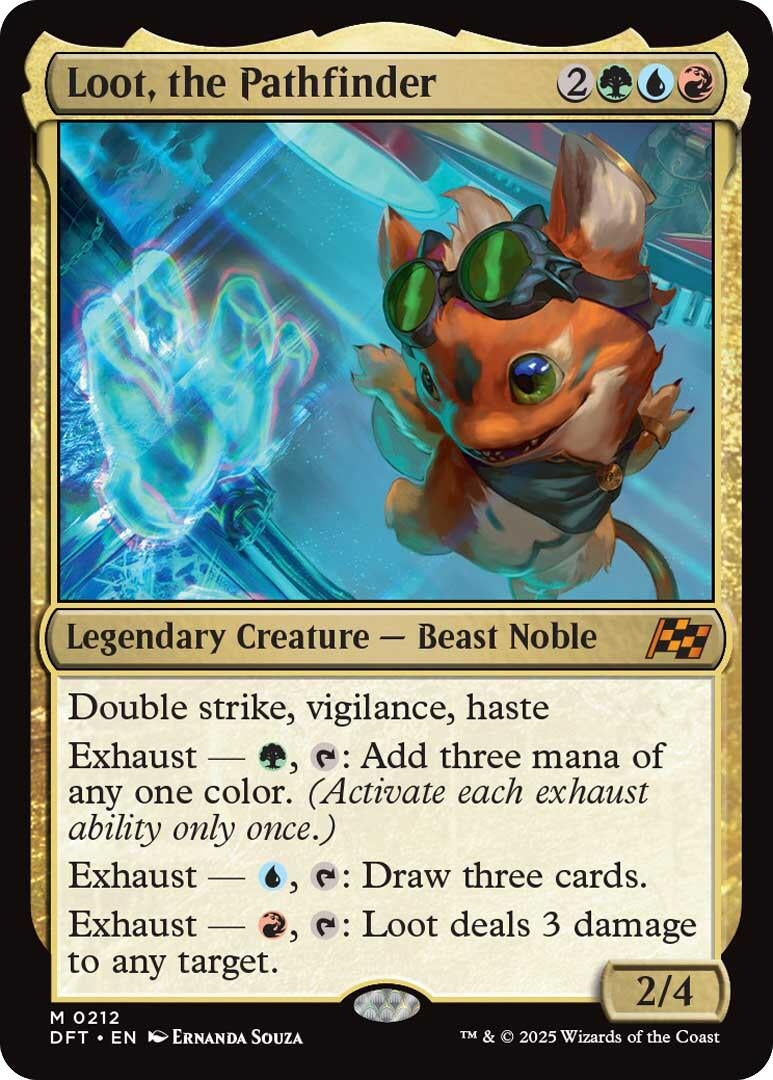 Image for Loot, the Pathfinder (212) (DFT) - Magic: The Gathering