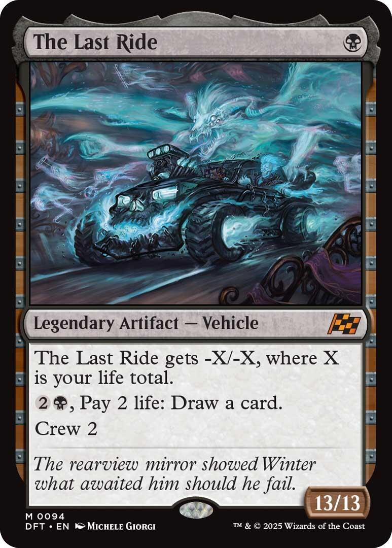 Image for The Last Ride (94) (DFT) - Magic: The Gathering