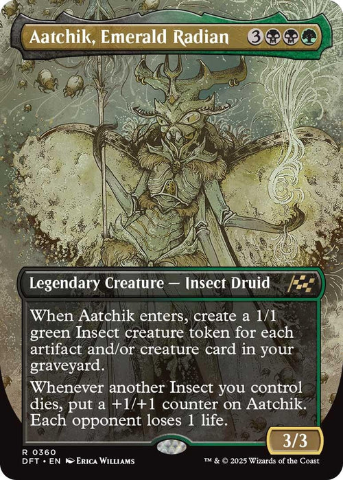 Image for Aatchik, Emerald Radian (Borderless) (360) (DFT) - Magic: The Gathering