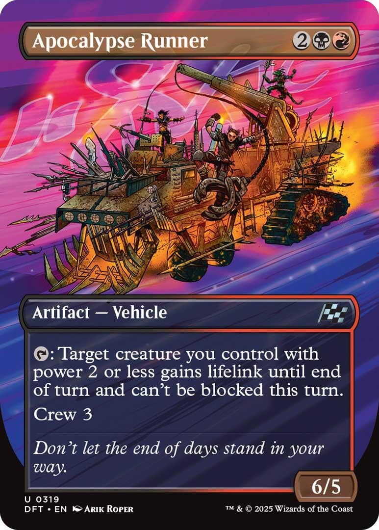 Image for Apocalypse Runner (Borderless) (319) (DFT) - Magic: The Gathering